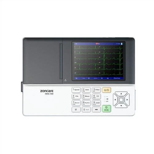 Pantalla táctil de 3 canales ecg máquina